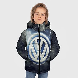 Куртка зимняя для мальчика Wolksvagen Storm, цвет: 3D-черный — фото 2