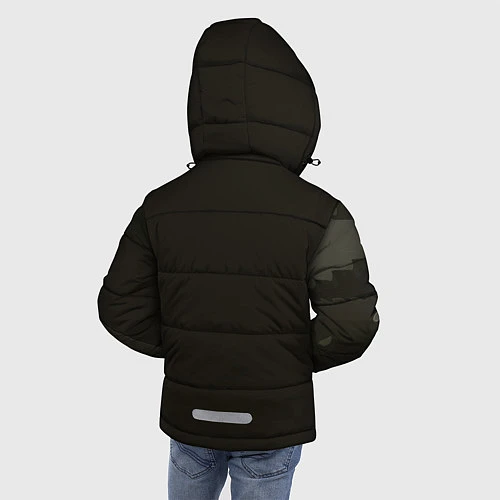 Зимняя куртка для мальчика Bendy Devil / 3D-Черный – фото 4