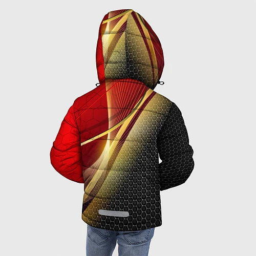 Зимняя куртка для мальчика RUSSIA SPORT: Gold Collection / 3D-Черный – фото 4