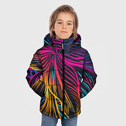 Куртка зимняя для мальчика Floral Design, цвет: 3D-красный — фото 2