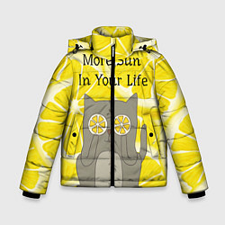 Куртка зимняя для мальчика More Sun In Your Life, цвет: 3D-красный