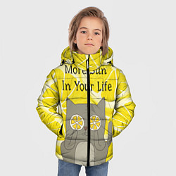 Куртка зимняя для мальчика More Sun In Your Life, цвет: 3D-черный — фото 2
