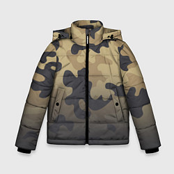 Куртка зимняя для мальчика Camouflage Khaki, цвет: 3D-светло-серый