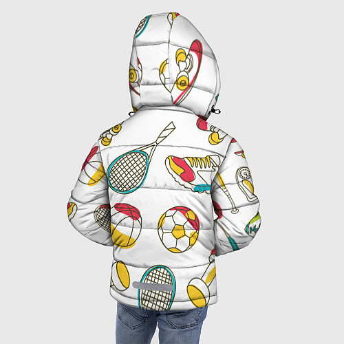 Зимняя куртка для мальчика Sport Life / 3D-Черный – фото 4