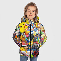 Куртка зимняя для мальчика Pokemon Bombing, цвет: 3D-светло-серый — фото 2