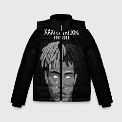 Куртка зимняя для мальчика XXXTentacion: 1998-2018, цвет: 3D-черный