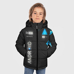 Куртка зимняя для мальчика Detroit: Android RK800, цвет: 3D-черный — фото 2
