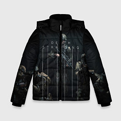 Куртка зимняя для мальчика Death Stranding, цвет: 3D-черный