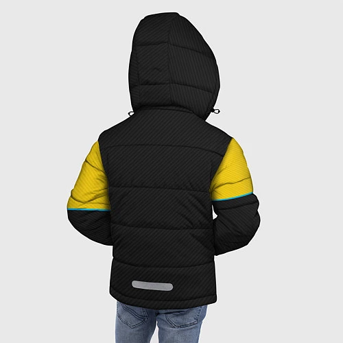 Зимняя куртка для мальчика Detroit: AP700 Yellow & Black / 3D-Черный – фото 4