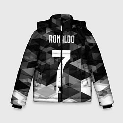 Куртка зимняя для мальчика CRonaldo 7, цвет: 3D-черный