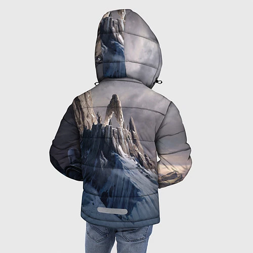 Зимняя куртка для мальчика God of War: Winter / 3D-Черный – фото 4