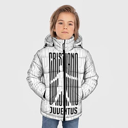 Куртка зимняя для мальчика Cris7iano Juventus, цвет: 3D-светло-серый — фото 2