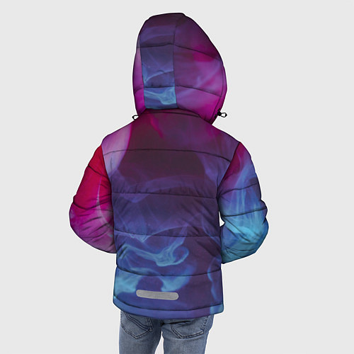 Зимняя куртка для мальчика Marshmello: Smoke Smile / 3D-Черный – фото 4