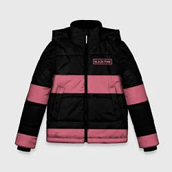 Куртка зимняя для мальчика Black Pink: Logo, цвет: 3D-черный