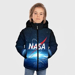 Куртка зимняя для мальчика NASA: Sunrise Earth, цвет: 3D-красный — фото 2