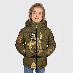 Куртка зимняя для мальчика Wild Wilson, цвет: 3D-черный — фото 2