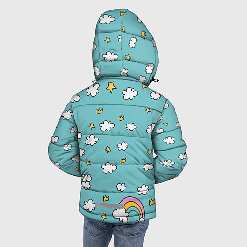 Зимняя куртка для мальчика Сказочный единорог / 3D-Черный – фото 4