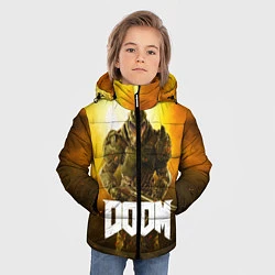 Куртка зимняя для мальчика DOOM: Soldier, цвет: 3D-светло-серый — фото 2