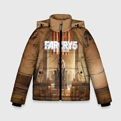 Куртка зимняя для мальчика Far Cry 5, цвет: 3D-красный