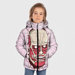 Куртка зимняя для мальчика Colossal Titan, цвет: 3D-красный — фото 2