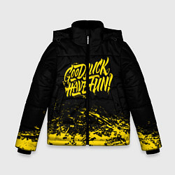 Куртка зимняя для мальчика GLHF: Black Style, цвет: 3D-черный