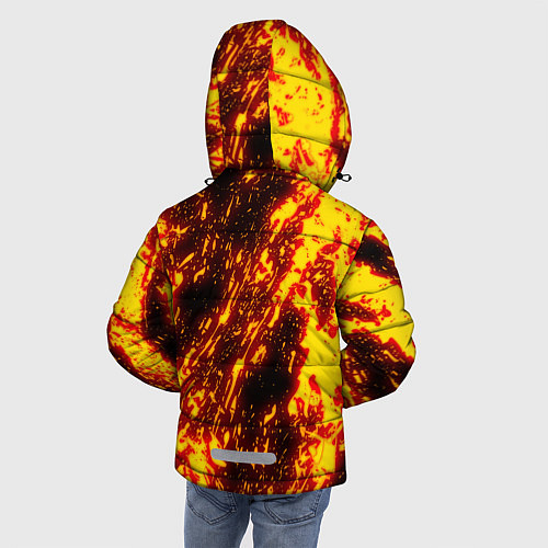 Зимняя куртка для мальчика Cyberpunk 2077: FIRE SAMURAI / 3D-Черный – фото 4