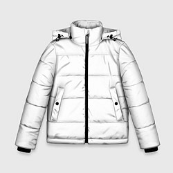 Куртка зимняя для мальчика Мама сыночка и двух дочек, цвет: 3D-черный