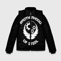 Куртка зимняя для мальчика Brothood of Steel, цвет: 3D-красный