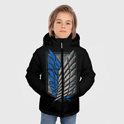 Куртка зимняя для мальчика Стальные крылья, цвет: 3D-красный — фото 2