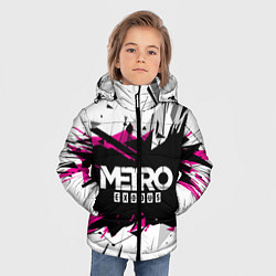 Куртка зимняя для мальчика Metro: Exodus Purple, цвет: 3D-светло-серый — фото 2