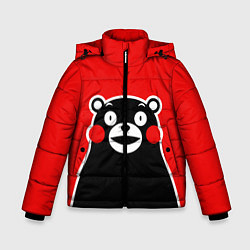 Куртка зимняя для мальчика Kumamon Smile, цвет: 3D-черный