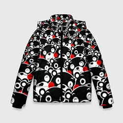 Куртка зимняя для мальчика Kumamons, цвет: 3D-черный
