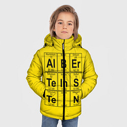Куртка зимняя для мальчика Альберт Эйнштейн, цвет: 3D-светло-серый — фото 2