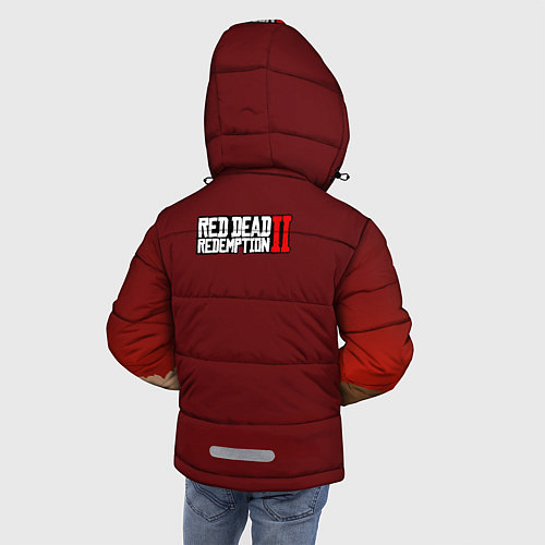 Зимняя куртка для мальчика RDR 2: Dark Man / 3D-Черный – фото 4