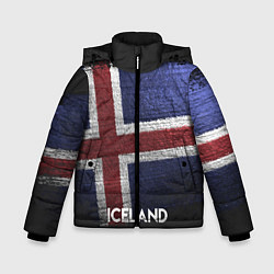 Куртка зимняя для мальчика Iceland Style, цвет: 3D-черный
