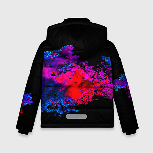 Зимняя куртка для мальчика BTS: Colors Explode / 3D-Светло-серый – фото 2