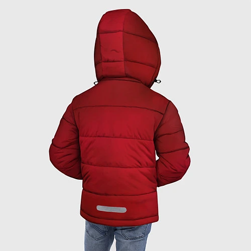 Зимняя куртка для мальчика Новогодний Дзюба / 3D-Черный – фото 4