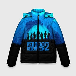 Куртка зимняя для мальчика RDR 2: Blue Style, цвет: 3D-красный