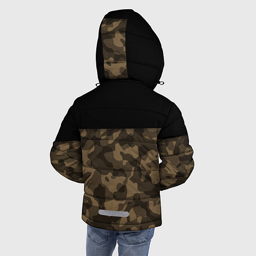 Зимняя куртка для мальчика USYK Camo / 3D-Черный – фото 4