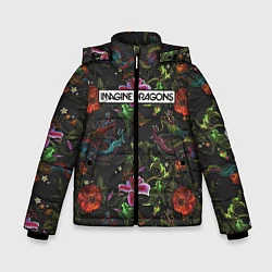 Куртка зимняя для мальчика Imagine Dragons: Ink, цвет: 3D-черный
