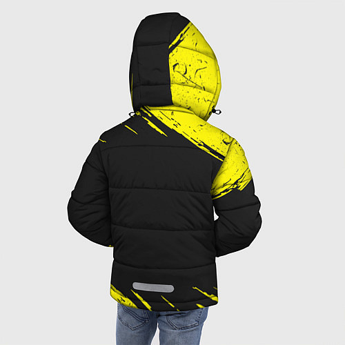 Зимняя куртка для мальчика PUBG: Eat, Sleep, Loot, Repeat / 3D-Черный – фото 4