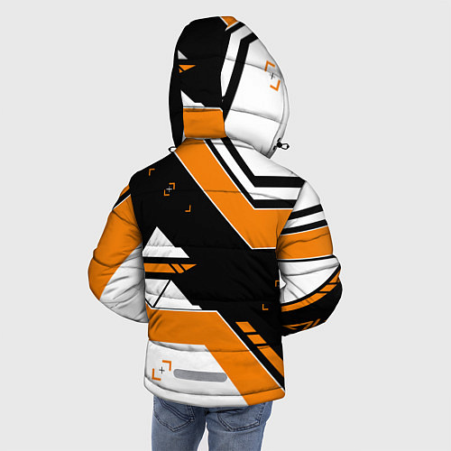 Зимняя куртка для мальчика CS:GO Asiimov Inverted / 3D-Черный – фото 4