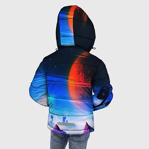 Зимняя куртка для мальчика No Man's Sky: Galaxy / 3D-Черный – фото 4