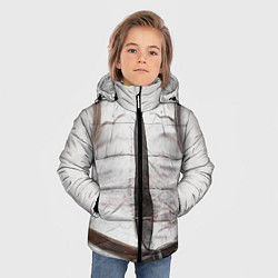 Куртка зимняя для мальчика Рубаха PUBG с галстуком, цвет: 3D-черный — фото 2