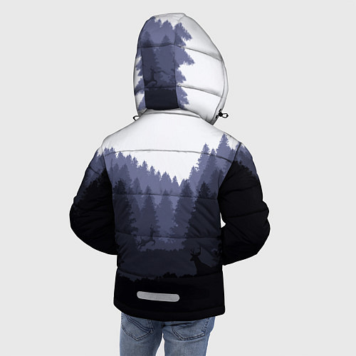 Зимняя куртка для мальчика Fortnite: Dark Forest / 3D-Черный – фото 4