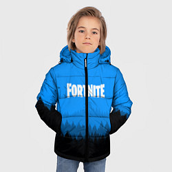 Куртка зимняя для мальчика Fortnite: Sky Forest, цвет: 3D-светло-серый — фото 2