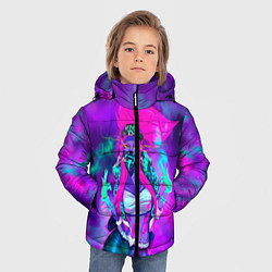 Куртка зимняя для мальчика Akali KDA, цвет: 3D-светло-серый — фото 2