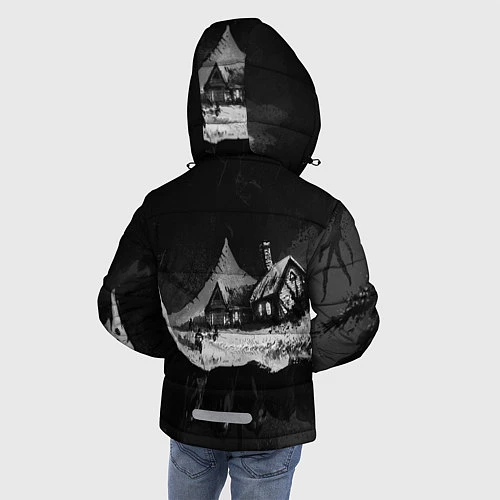 Зимняя куртка для мальчика Stranger Things: Black Hut / 3D-Черный – фото 4
