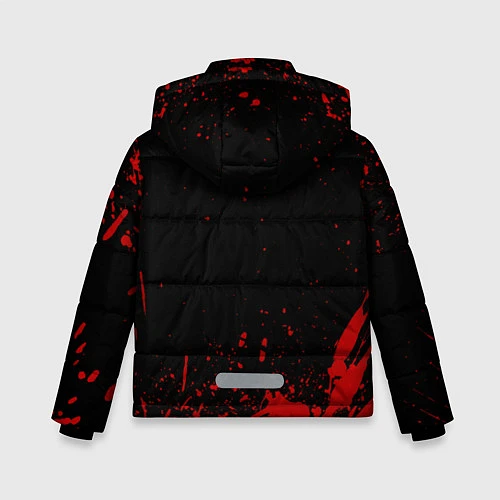 Зимняя куртка для мальчика Убийца Гоблинов / 3D-Светло-серый – фото 2