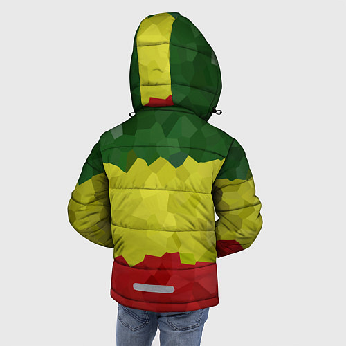 Зимняя куртка для мальчика Эфиопия / 3D-Черный – фото 4